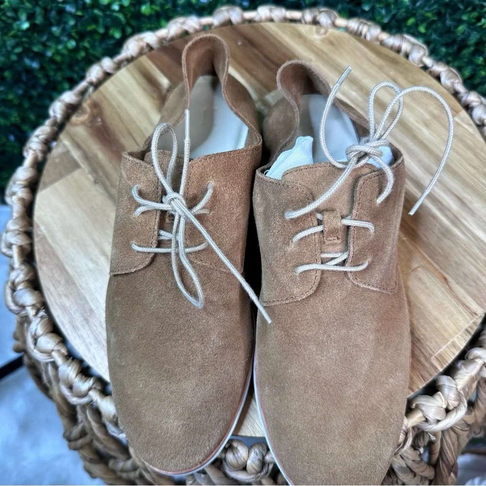 Nisolo‎ Sedona Travel Derby Shoe Tan Suede